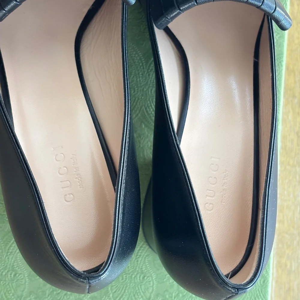 GUCCI SHOES MALAGA  NERO SIZE 9 - Picture 12 of 14